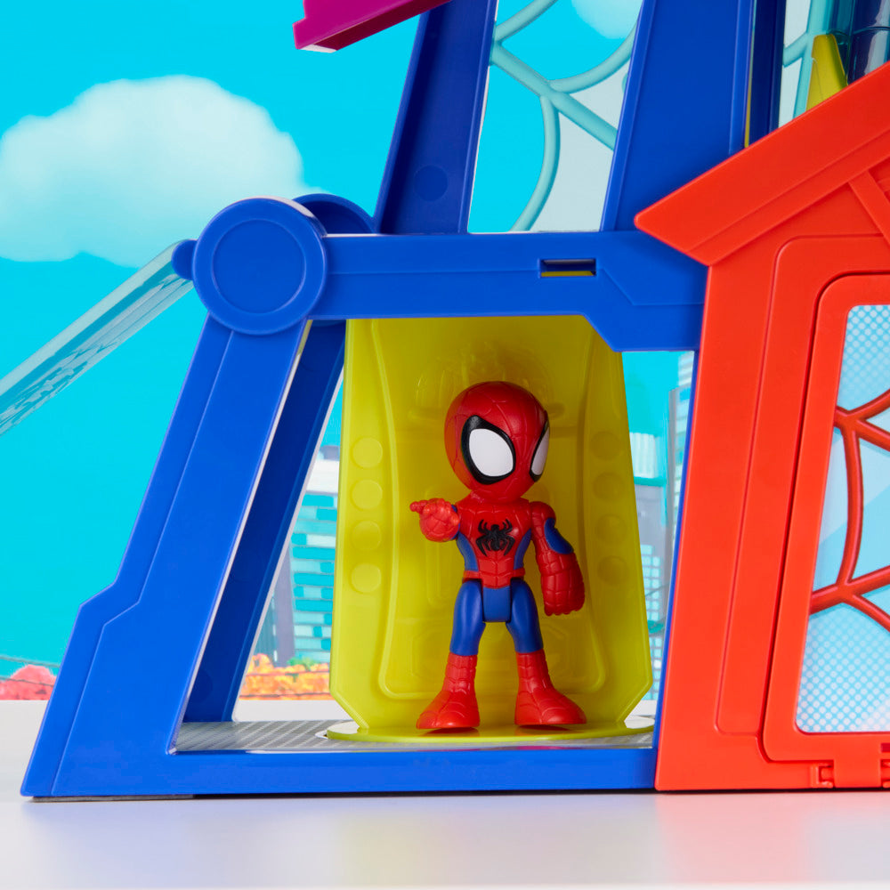 Marvel Spidey And His Amazing Friends Rescue-Webs Web-Quarters Playset
