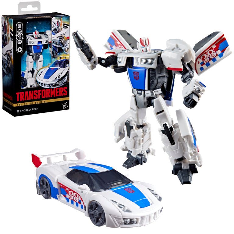 Transformers Age Of The Primes Deluxe Class Smokescreen Converting Action Figure