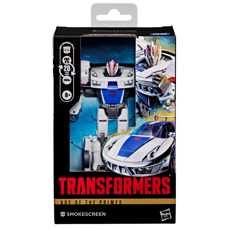 Transformers Age Of The Primes Deluxe Class Smokescreen Converting Action Figure