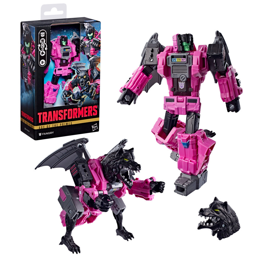 Transformers Age Of The Primes Action Figure Deluxe Class Fangry