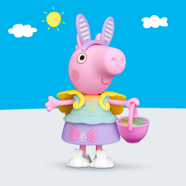 Peppa Pig Springtime Dress-Up 6” Figure With 6 Fashion Accessories