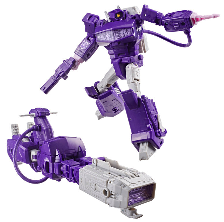 Transformers Studio Series Voyager Class Shockwave 6.5" Convertible Action Figure