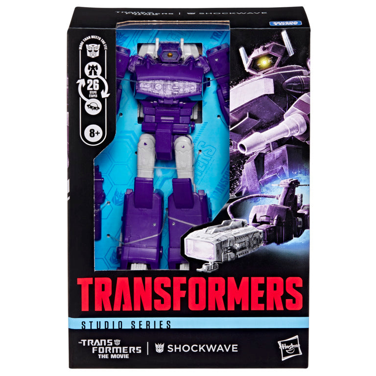 Transformers Studio Series Voyager Class Shockwave 6.5" Convertible Action Figure