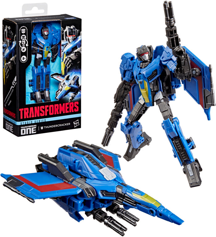 Transformers Studio Series One Thundercracker, Deluxe Class 5.25-Inch Converting Action Figure