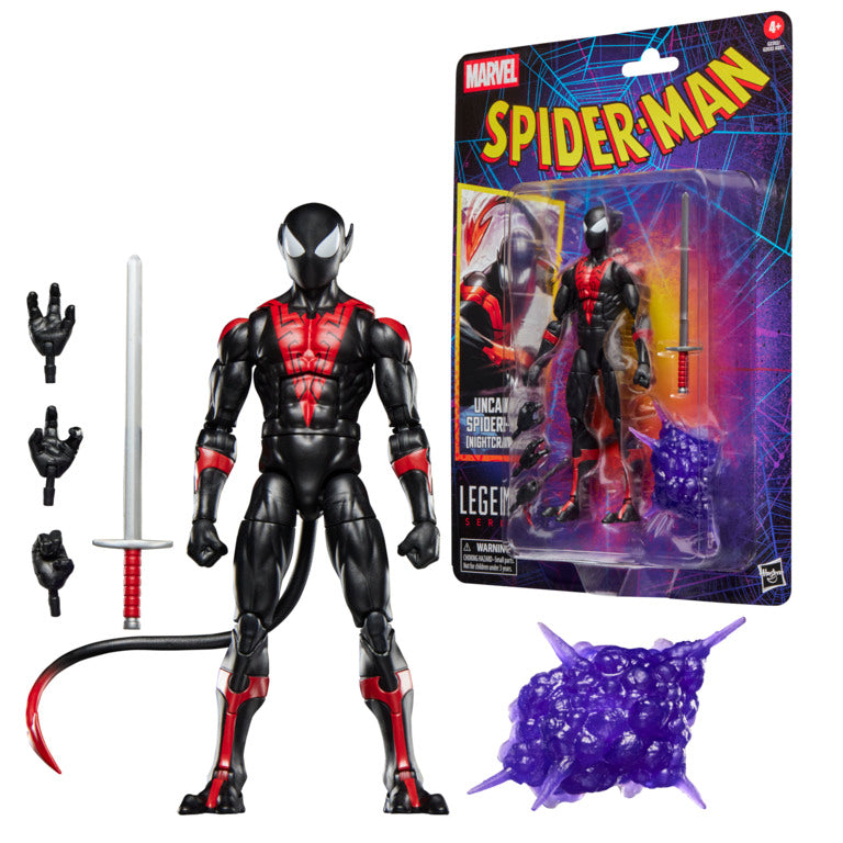 Marvel Legends Series Uncanny Spider-Man
(Nightcrawler) Retro Cardback Comics Action
Figure