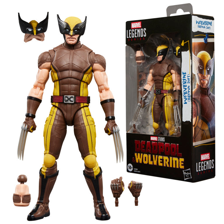 Marvel Legends Series Wolverine (Brown Suit) Movie 6" Action Figure