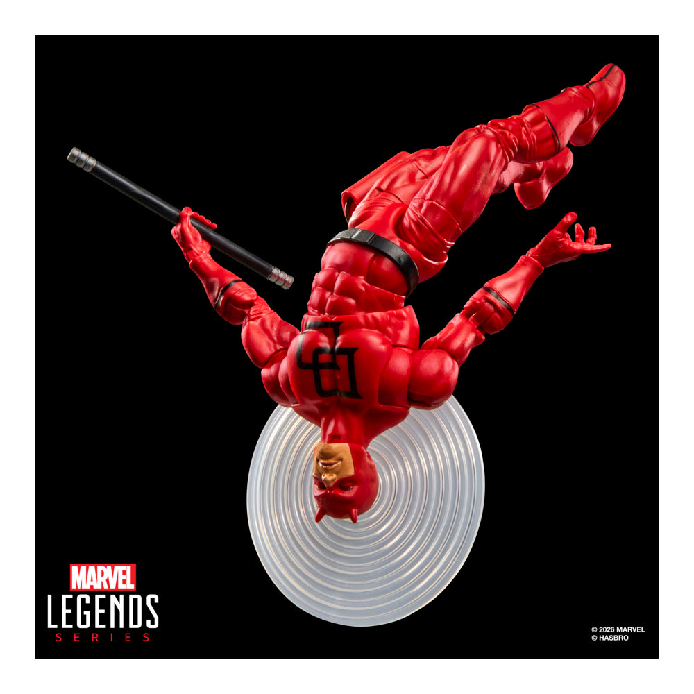 Marvel Legends Series Secret Wars Daredevil, Retro Marvel Comics Collectible 15-Cm Action Figure With Lenticular Shield