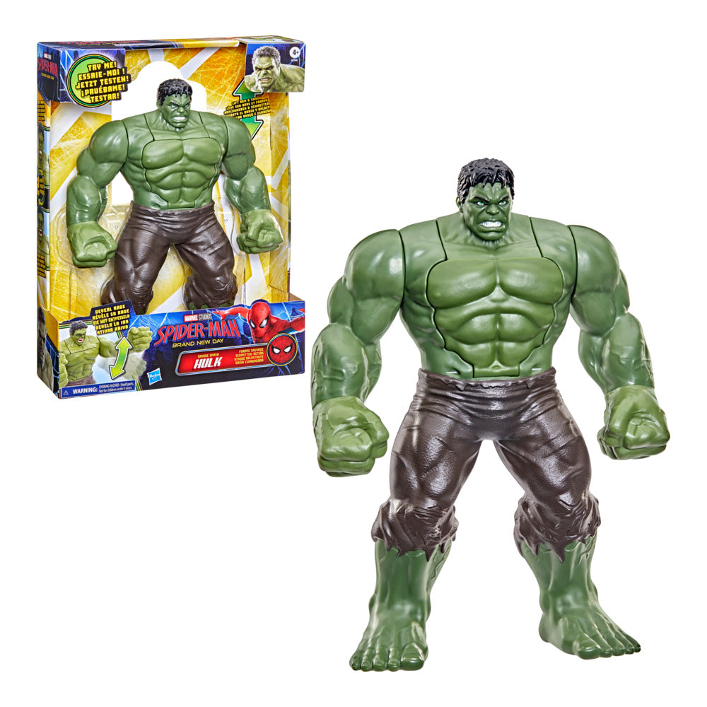 Marvel Spider-Man Brand New Day Savage Smash Hulk Action Figure, 11.8 Inches