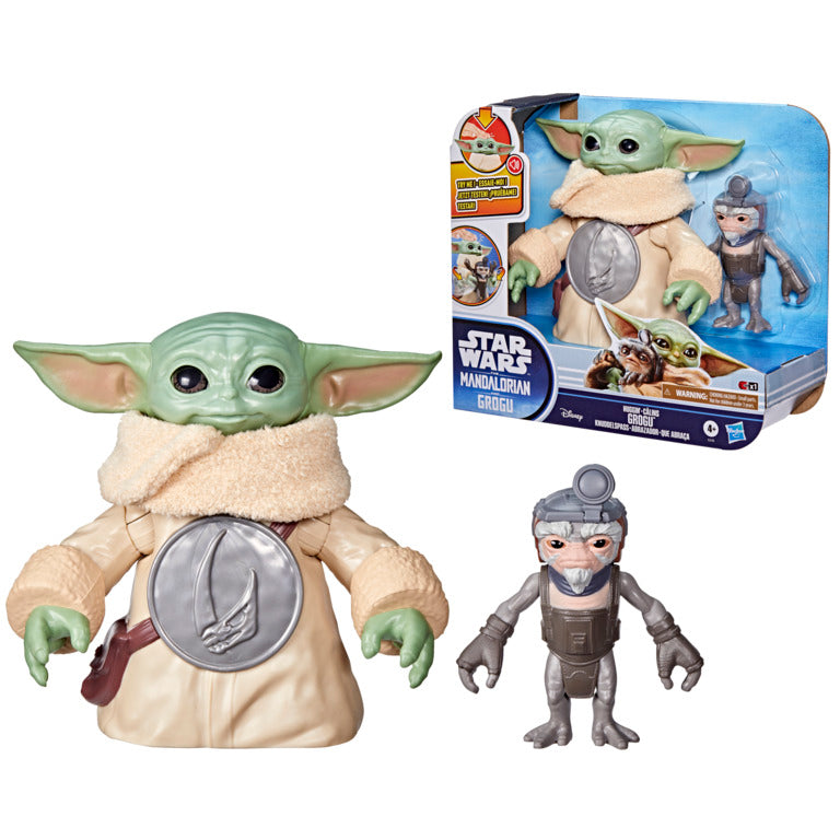 Star Wars Huggin' Grogu 6.5-Inch Electronic Action Figure & Anzellan