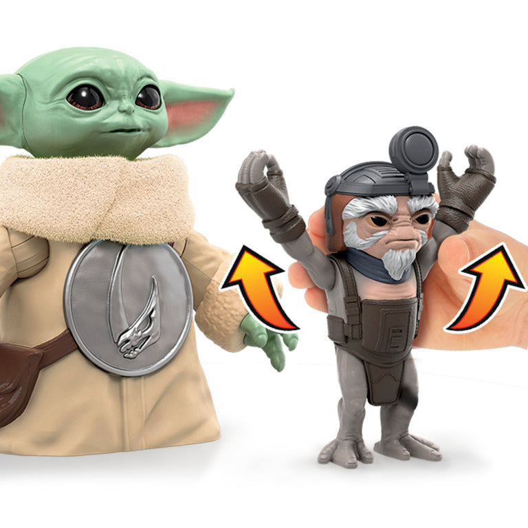Star Wars Huggin' Grogu 6.5-Inch Electronic Action Figure & Anzellan
