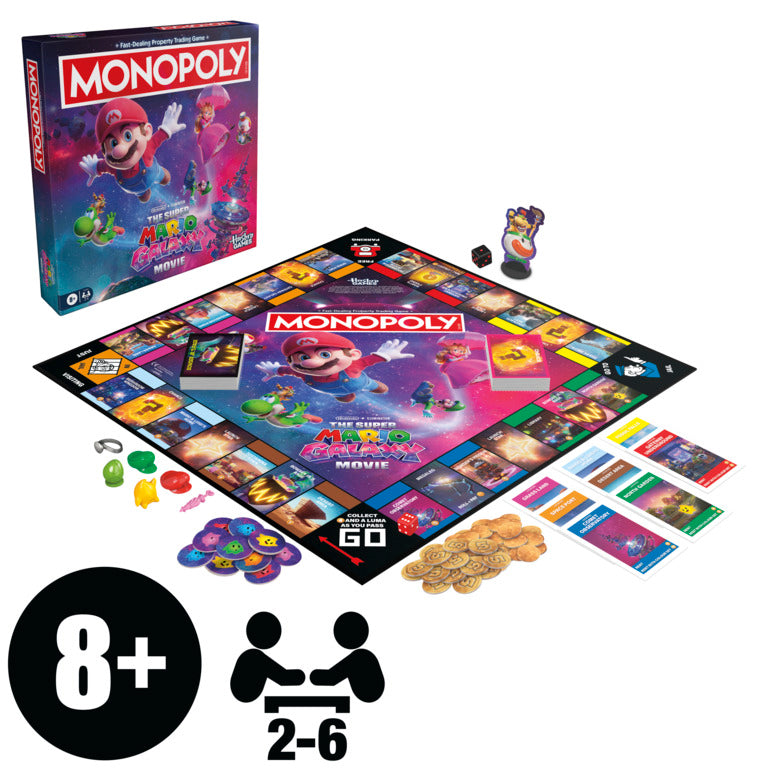 Monopoly: The Super Mario Galaxy Movie Edition Board Game