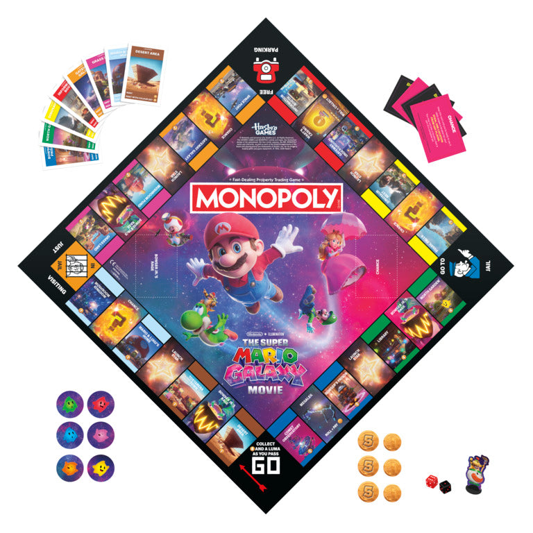 Monopoly: The Super Mario Galaxy Movie Edition Board Game