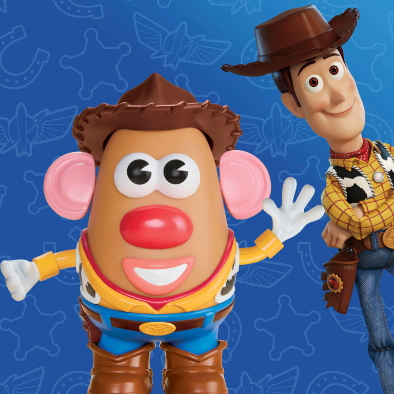 Mr. Potato Head Toy Story Woody Tater Set With 13 Parts And Pieces