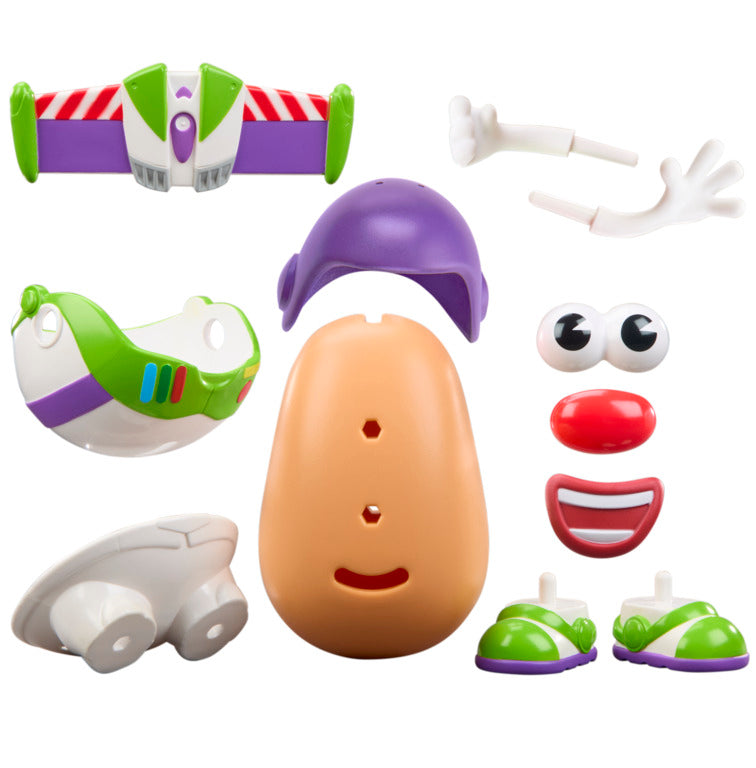 Mr. Potato Head Toy Story Buzz Spudyear Set With 12 Parts And Pieces