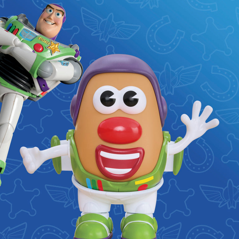 Mr. Potato Head Toy Story Buzz Spudyear Set With 12 Parts And Pieces