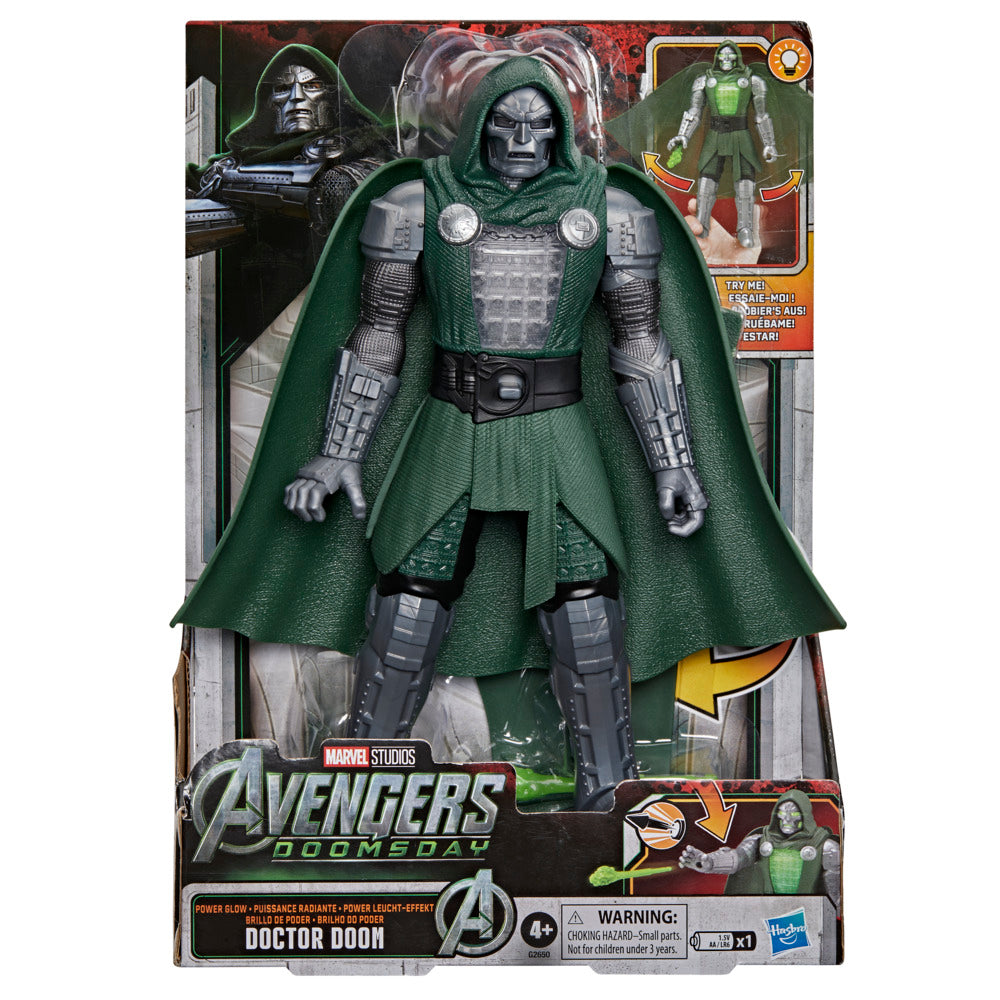 Marvel Studios Avengers: Doomsday Powerglow Doctor Doom 9.9-Inch (25.1 Cm) Electronic Action Figure