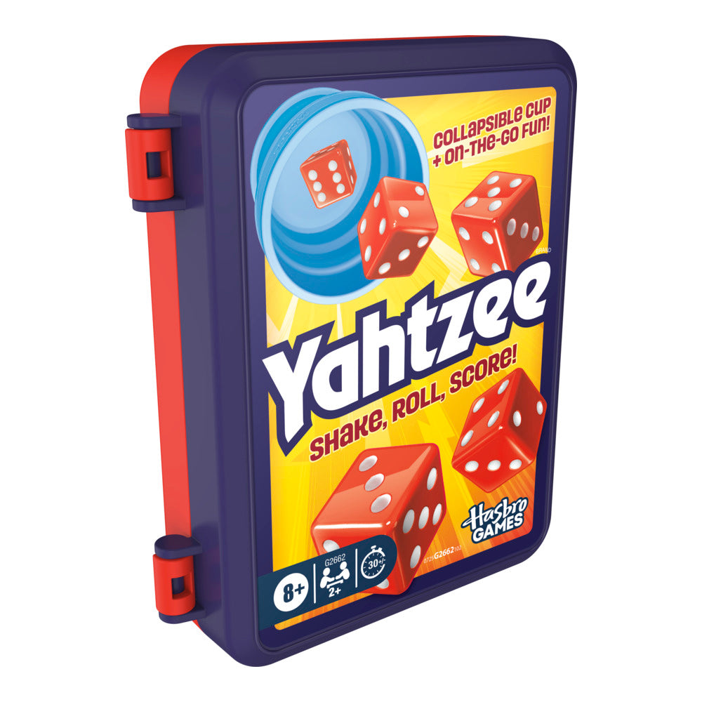 Yahtzee Dice Game With Collapsible Cup & Storage
Case