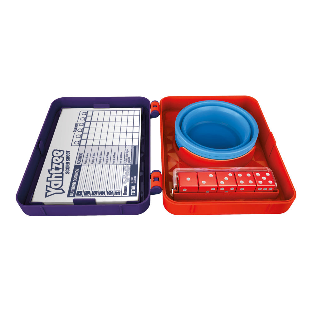 Yahtzee Dice Game With Collapsible Cup & Storage
Case