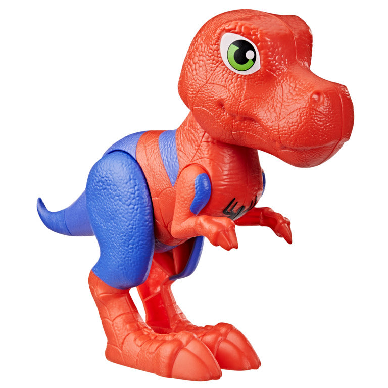 Marvel Spidey And His Amazing Friends Spidey-Rex Dinosaur Toy, 9” Supersized Action Figure