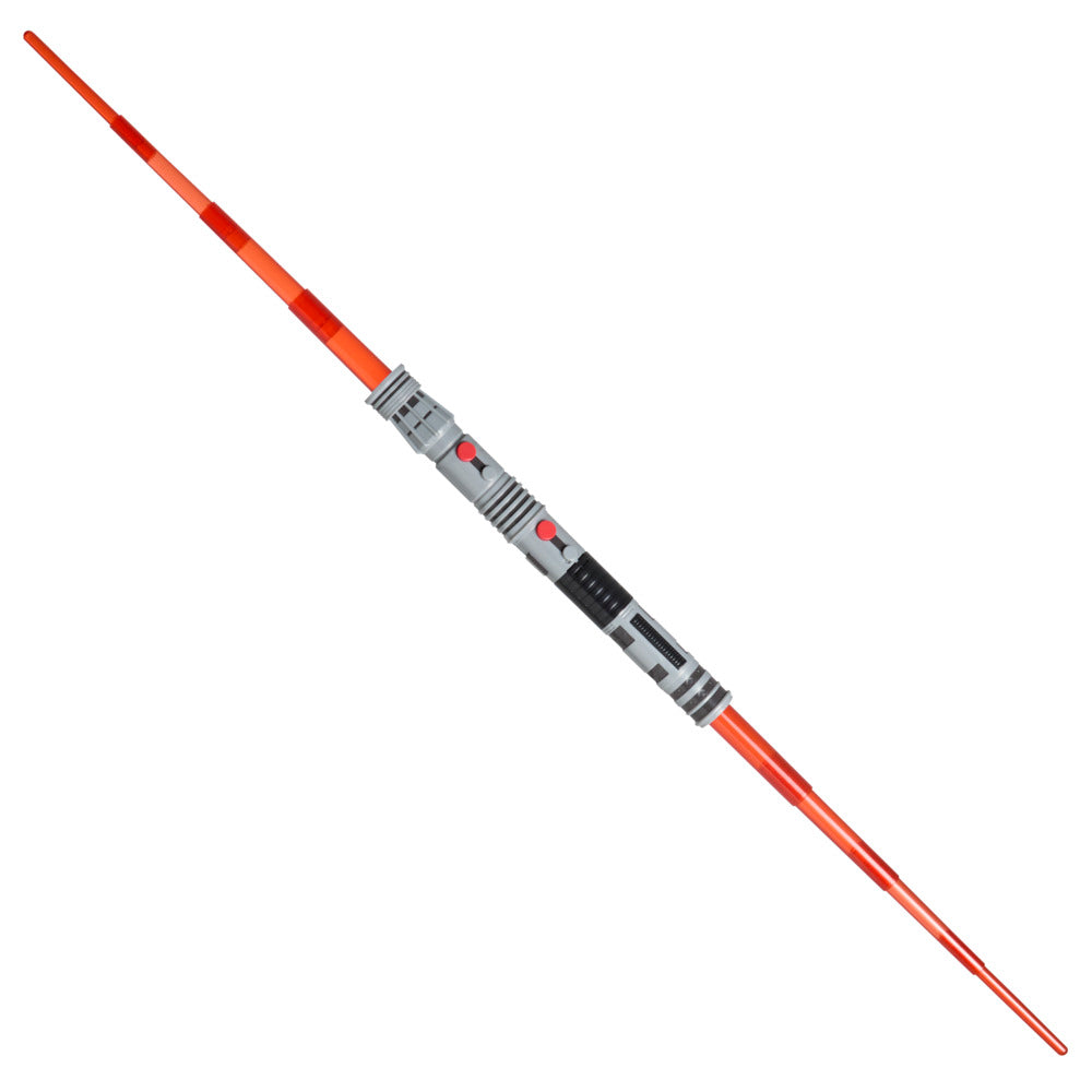 Star Wars Darth Maul Electronic Doublebladed Lightsaber Officially Licensed Red Lightsaber