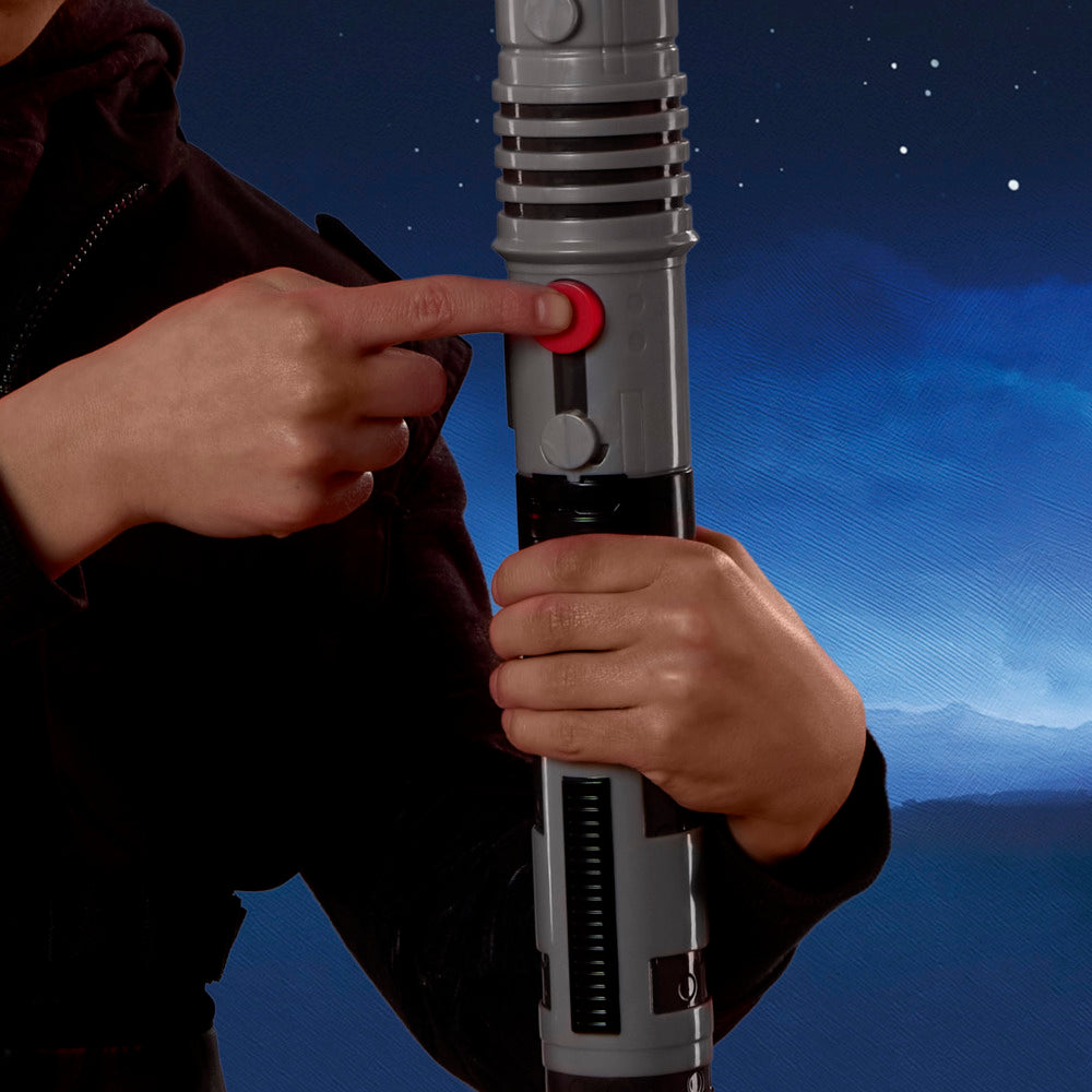 Star Wars Darth Maul Electronic Doublebladed Lightsaber Officially Licensed Red Lightsaber