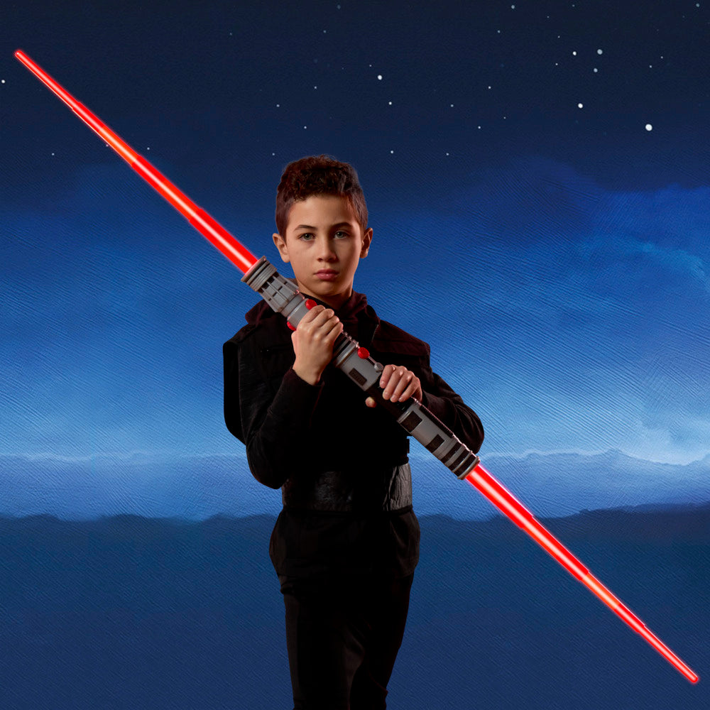 Star Wars Darth Maul Electronic Doublebladed Lightsaber Officially Licensed Red Lightsaber