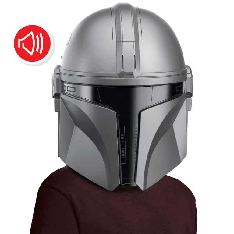 Star Wars The Mandalorian Electronic Mask, Star Wars Costume For Kids Ages 5+