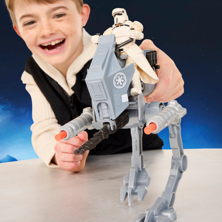 Star Wars Actionverse At-Rt & Imperial Remnant At-Rt Driver, Action Figure & Vehicle