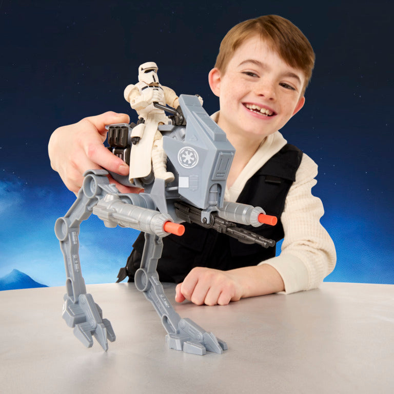 Star Wars Actionverse At-Rt & Imperial Remnant At-Rt Driver, Action Figure & Vehicle
