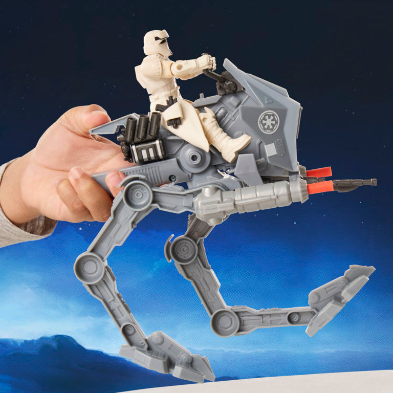 Star Wars Actionverse At-Rt & Imperial Remnant At-Rt Driver, Action Figure & Vehicle
