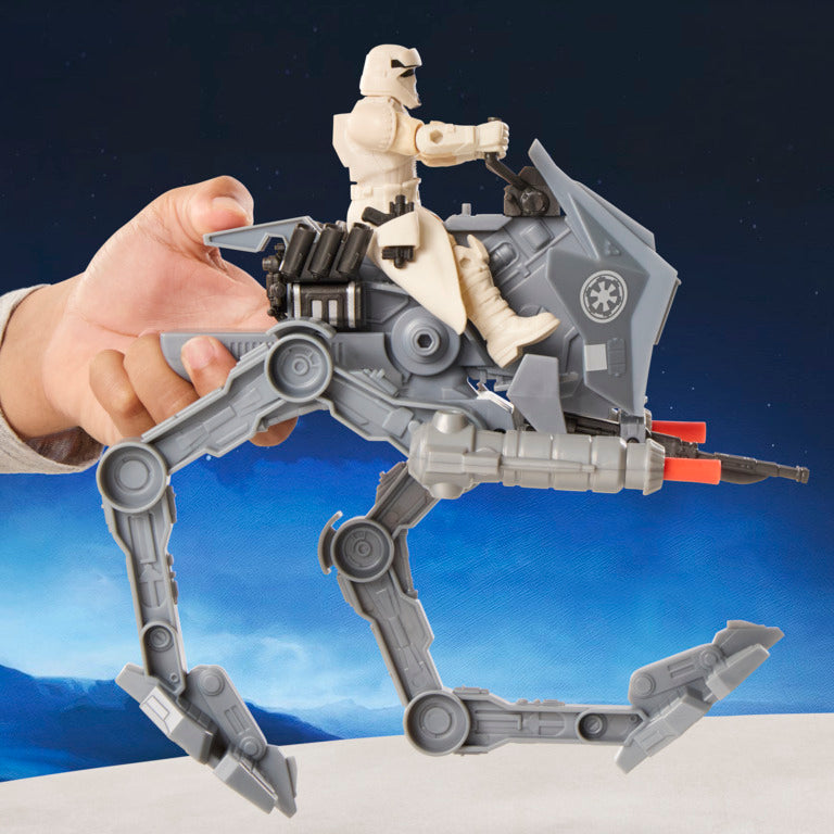 Star Wars Actionverse At-Rt & Imperial Remnant At-Rt Driver, Action Figure & Vehicle