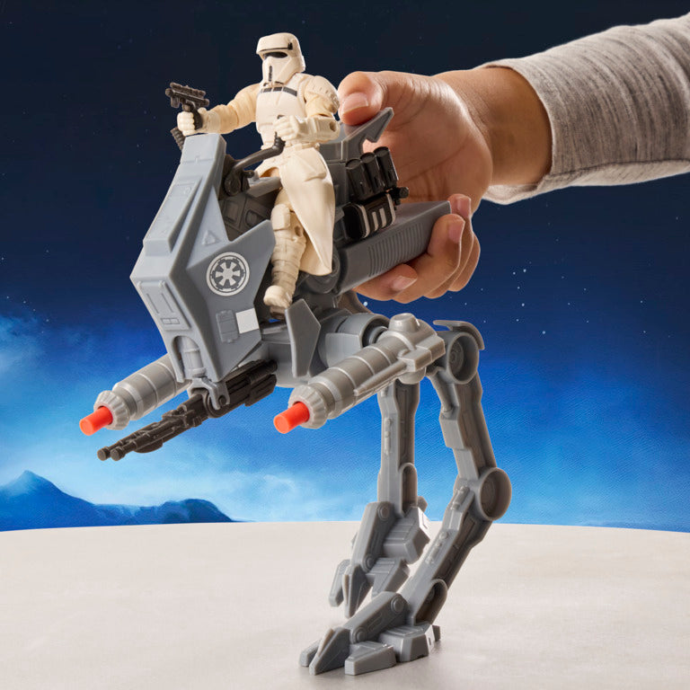 Star Wars Actionverse At-Rt & Imperial Remnant At-Rt Driver, Action Figure & Vehicle