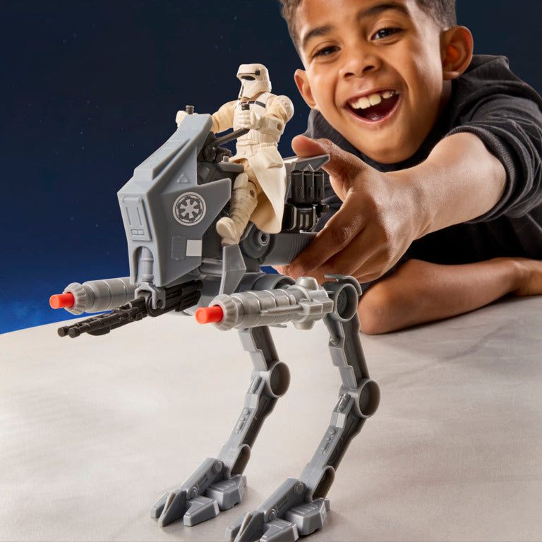 Star Wars Actionverse At-Rt & Imperial Remnant At-Rt Driver, Action Figure & Vehicle