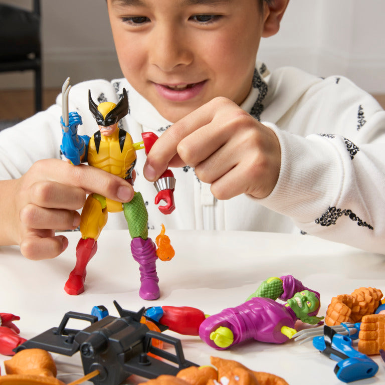 Mixmashers Marvel Wolverine 5” (12 Cm)Avengers Mix-&-Match Action Figure