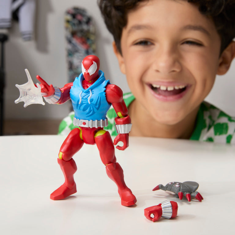 Mixmashers Marvel Scarlet Spider 5” (12 Cm) Spider-Man Mix-&-Match Action Figure