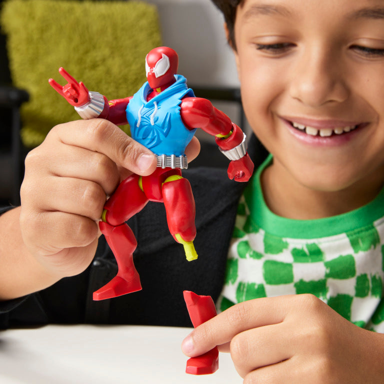 Mixmashers Marvel Scarlet Spider 5” (12 Cm) Spider-Man Mix-&-Match Action Figure