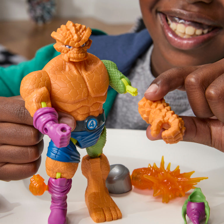 Mixmashers Marvel’s The Thing Toy, 5” (12 Cm) Avengers Mix-&-Match Deluxe Figure
