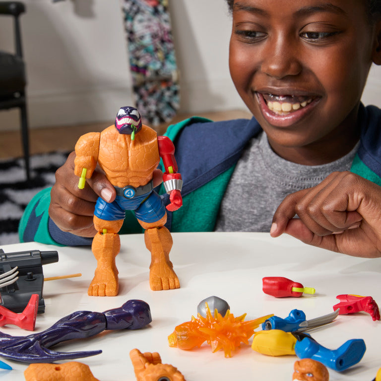 Mixmashers Marvel’s The Thing Toy, 5” (12 Cm) Avengers Mix-&-Match Deluxe Figure