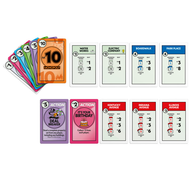 Monopoly Deal Card Game In Collectible Storage Tin