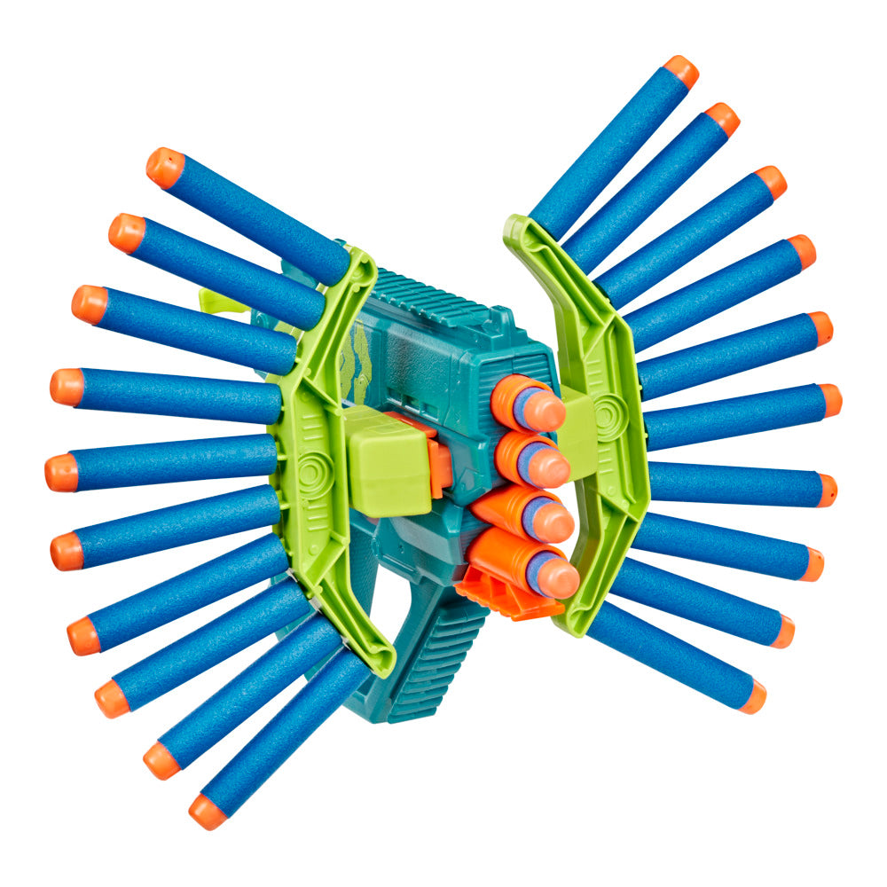 Nerf Rebel Ops Ammohawk Blaster With 20 Nerf Elite Foam Darts & 2 Dartshield Attachments