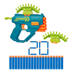 Nerf Rebel Ops Ammohawk Blaster With 20 Nerf Elite Foam Darts & 2 Dartshield Attachments