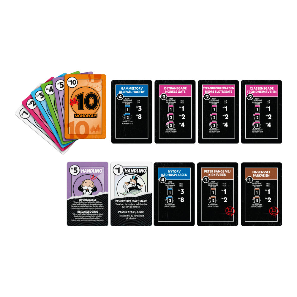 Monopoly Deal No Mercy Card Game