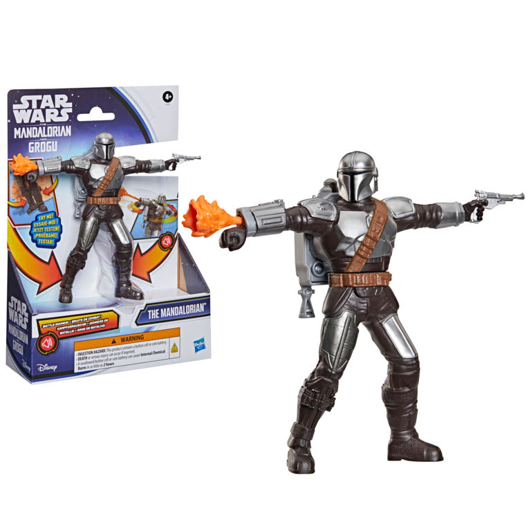 Star Wars The Mandalorian Action Fx, 6-Inch Action Figure With Sound Effects