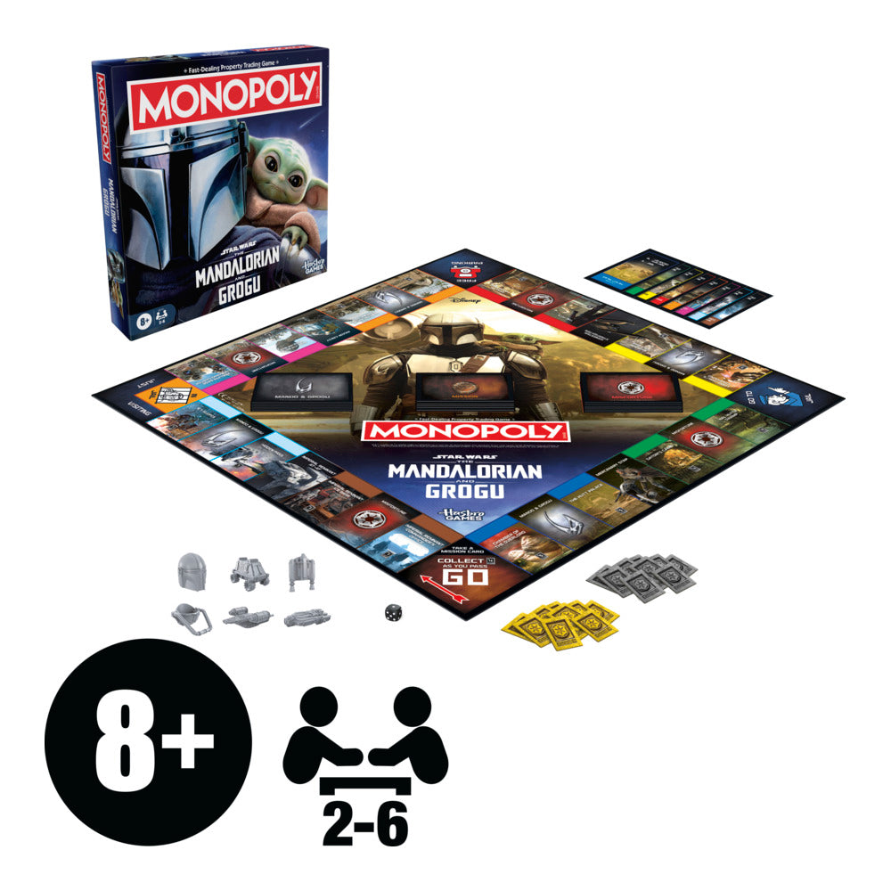 Monopoly: Star Wars The Mandalorian And Grogu Edition Board Game