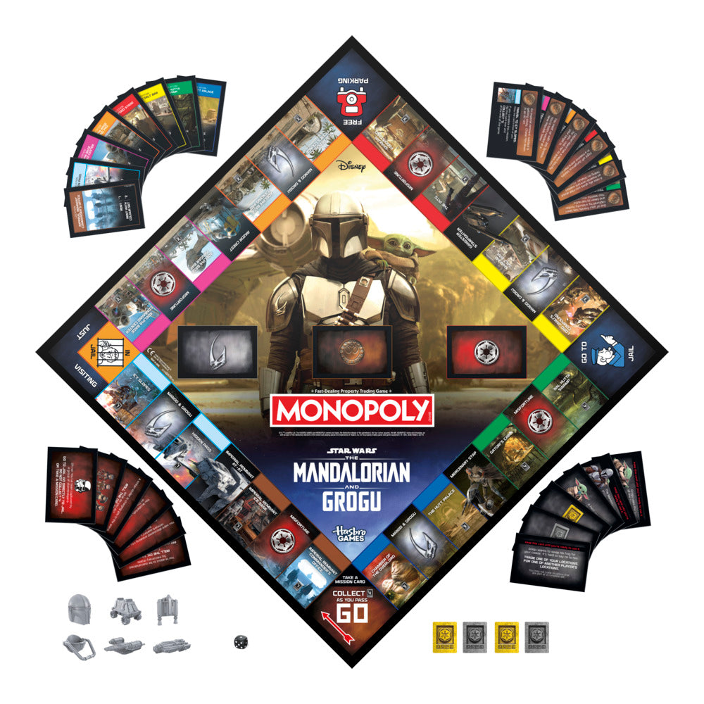 Monopoly: Star Wars The Mandalorian And Grogu Edition Board Game