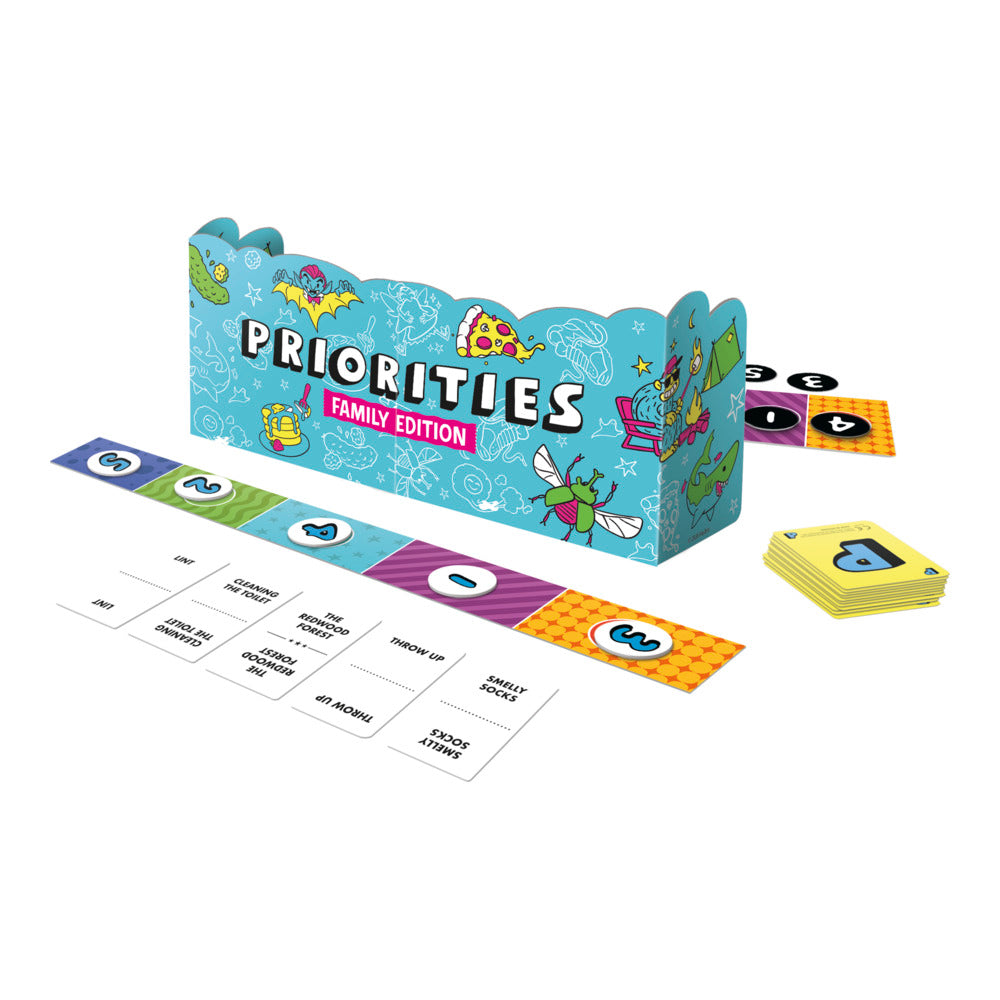 Priorities Family Edition Card Game For Kids And Adults, Party Game Of Silly Choices