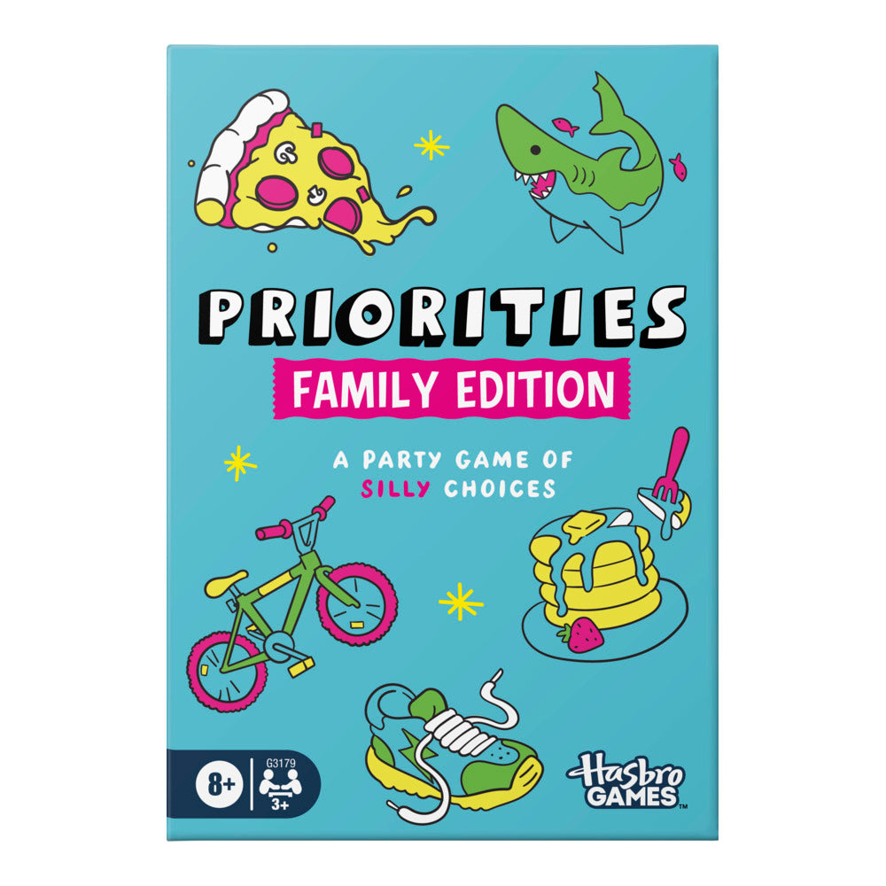 Priorities Family Edition Card Game For Kids And Adults, Party Game Of Silly Choices