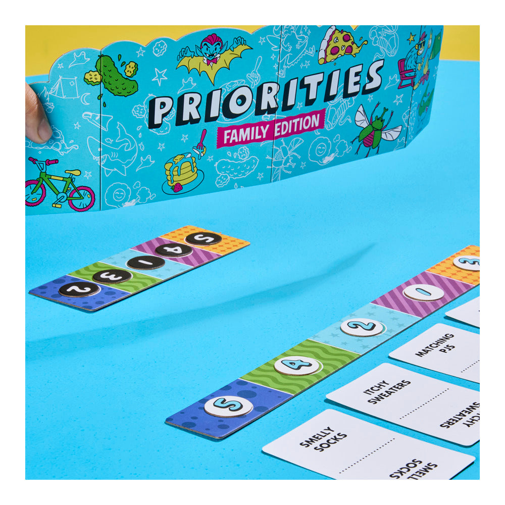 Priorities Family Edition Card Game For Kids And Adults, Party Game Of Silly Choices