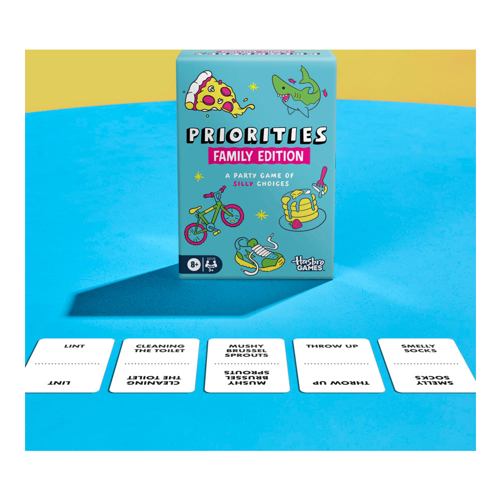Priorities Family Edition Card Game For Kids And Adults, Party Game Of Silly Choices