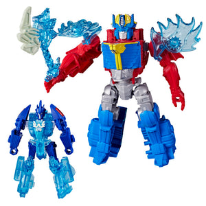 Transformers Cyberworld Optimus Prime & Autobot Mirage High Seas Heroes Energon Surge Action Figure 2-Pack
